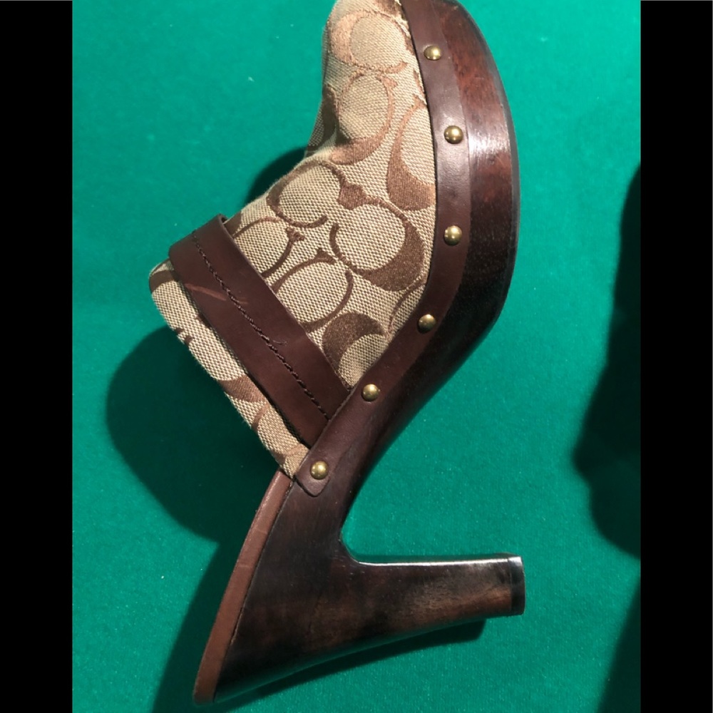 Coach clogs, Size 10, Original “C’s” barely worn